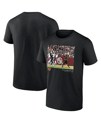 Fanatics Mto Label Men's Noah Brown Black Washington Commanders Nfl Flash Features Week 8 T-Shirt