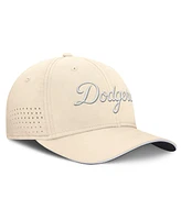 Nike Men's Cream Los Angeles Dodgers Rise Performance Flex Hat