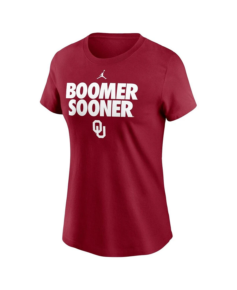 Jordan Women's Crimson Oklahoma Sooners Local Ultimate Chant T-Shirt