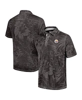 Tommy Bahama Men's Black Pittsburgh Steelers Sport Santiago Paradise Polo Shirt