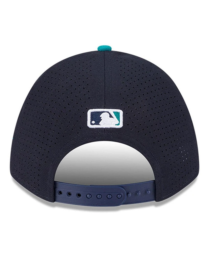 New Era Men's Navy/Aqua Seattle Mariners 2025 Mlb All-Star Game 9FORTY M-Crown Adjustable Hat