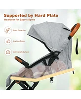 Costway Lightweight Stroller Aluminium Frame with Net for Travel 15 lbs