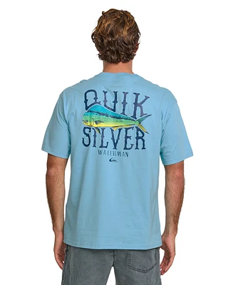 Quiksilver Waterman Men's Quik Hook Screen T-Shirt