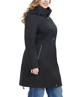 Bgsd Women's Plus Camila Water Resistant Hooded Anorak Coat