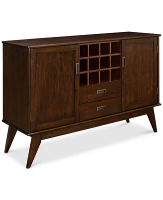 Kentler Mid Century Sideboard Buffet and Wine Rack