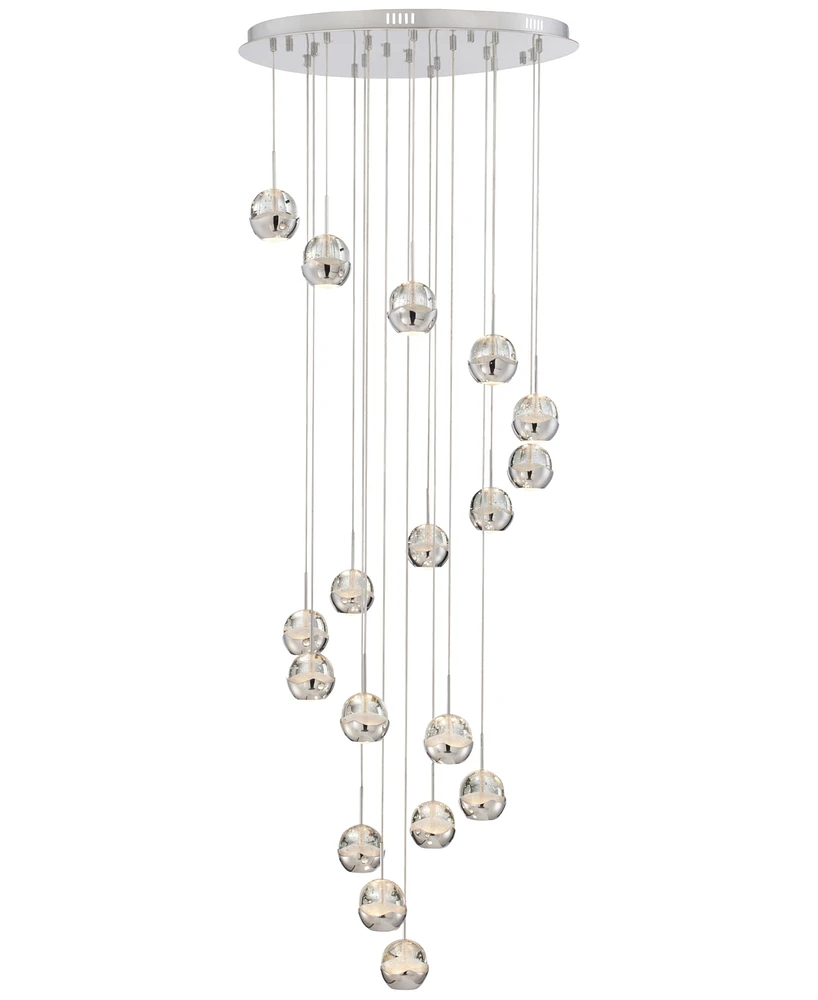 Lite Source Chrome 18-Light Chandelier