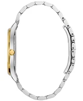 Bulova Men's Diamond Accent Two-Tone Stainless Steel Bracelet Watch 40mm 98D130