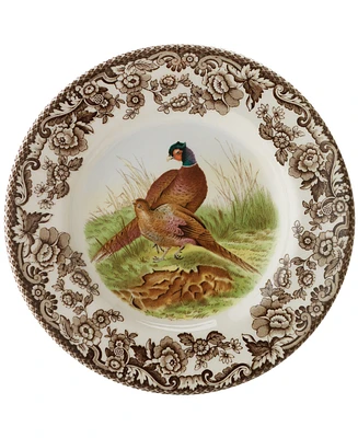 Spode Woodland Bird Canape Plates, Set of 4