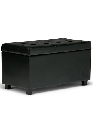 Verona Faux Leather Storage Ottoman
