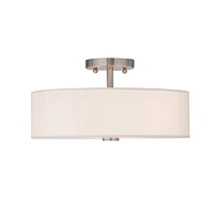 Livex Brighton 15" Semi-Flush Mount