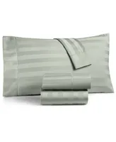 Last Act! Charter Club 1.5" Stripe 550 Thread Count 100% Cotton 4-Pc. Sheet Set, Queen, Exclusively at Macy's