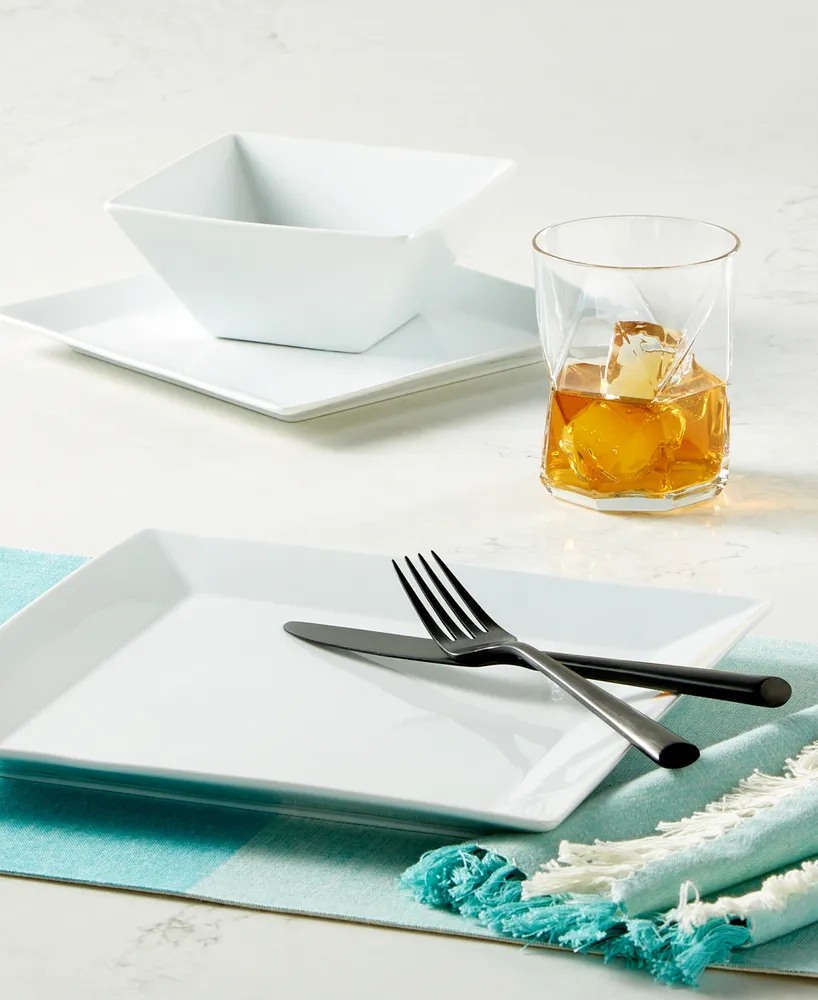 The Cellar Marc 12 Pc. Square Dinnerware Set, Service for 4, Exclusively at Macy's