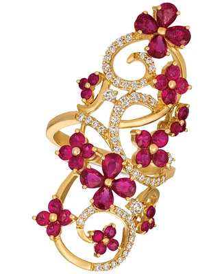 Le Vian Passion Ruby (2-9/10 ct. t.w.) & Diamond (1/2 Ring 14k Gold