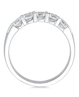 Diamond Double Row Band (1-1/2 ct. t.w.) in 14k White Gold