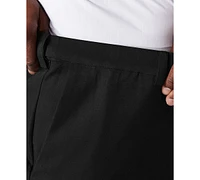 Haggar Men's Big & Tall Cool 18 Pro Classic-Fit Expandable Waist Flat Front Stretch Dress Pants