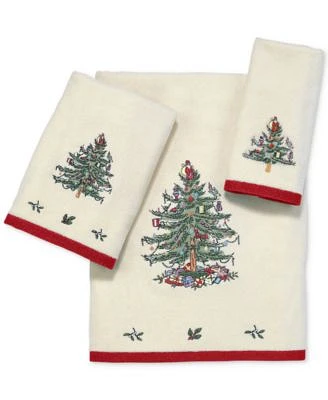 Spode Christmas Tree Bath Towels