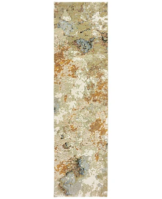 Oriental Weavers Evolution Alloy 2'3" x 8' Runner Area Rug