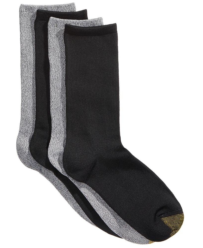 Gold Toe Women's 4-Pack Casual Ultra Soft Crew Socks, Created For Macy's