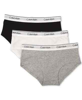 Calvin Klein 3-Pk. Hipster Underwear, Little & Big Girls