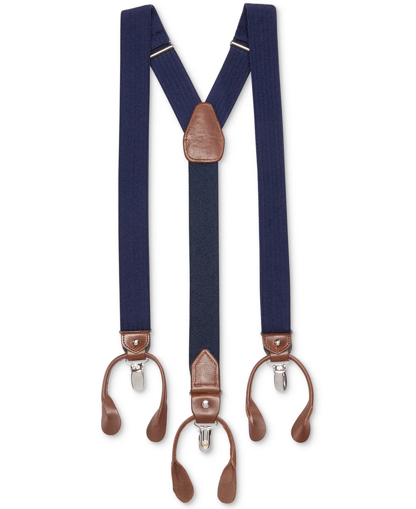Men's Herringbone Convertible Suspenders