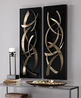 Uttermost Brushstrokes 2-Pc. Metal Wall Art Set