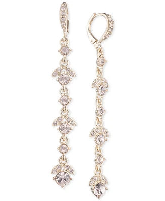 Givenchy Crystal Linear Drop Earrings