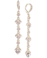 Givenchy Crystal Linear Drop Earrings