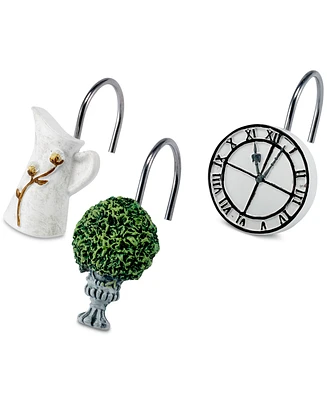 Avanti Modern Farmhouse 12-Pc. Shower Curtain Hooks