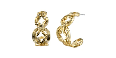 2028 Gold-Tone Hoop Earrings