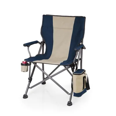 Oniva by Picnic Time Navy Outlander Folding Camp Chair with Cooler