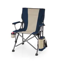Oniva by Picnic Time Navy Outlander Folding Camp Chair with Cooler