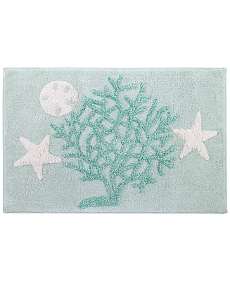 Avanti Beachcomber Seashells Cotton Bath Rug, 20" x 30"