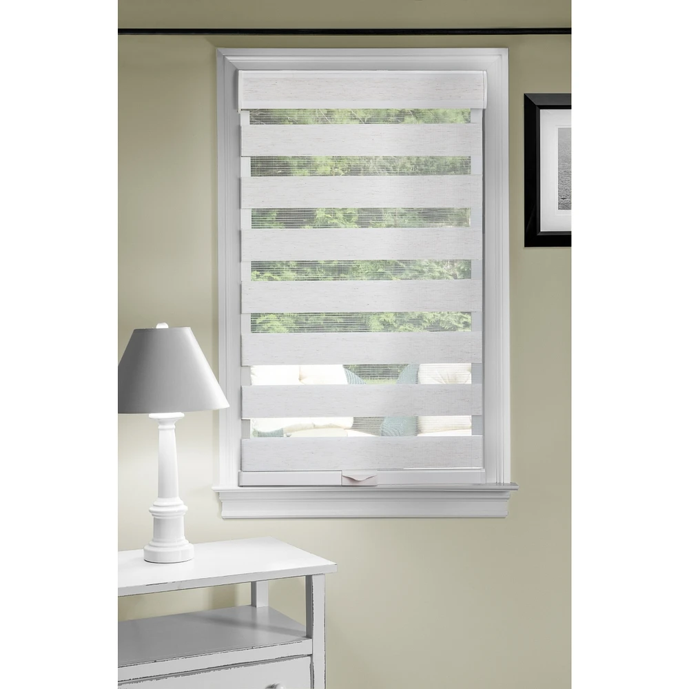 Achim Celestial Sheer Cordless Double Layered Window Shade