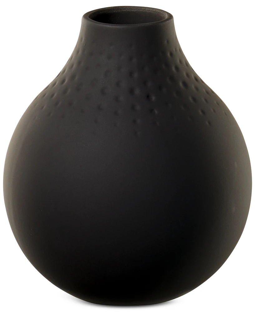 Villeroy & Boch Black Perle Vase No.3