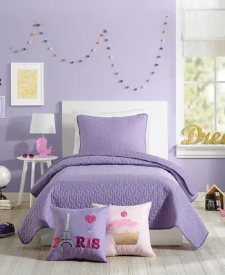 Urban Playground Coty Purple 2-Pc. Quilt Set, Twin