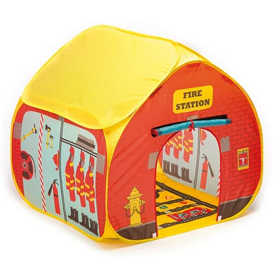 Fun2Give Pop It Up Firestation Tent With Streetmap Playmat