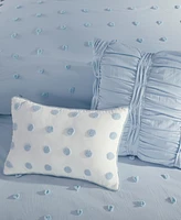 Intelligent Design Brooklyn Jacquard Cotton 5-Pc. Comforter Set, Twin/Twin Xl