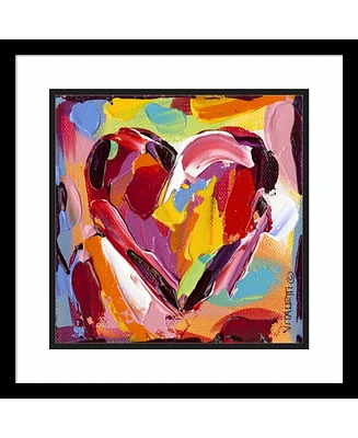Amanti Art Colorful Expressions I Heart Framed Art Print