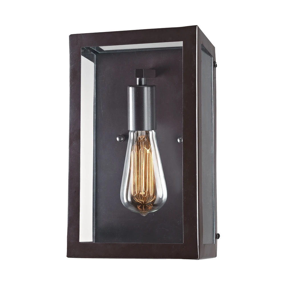Parameters 1-Light Sconce in Oiled Bronze