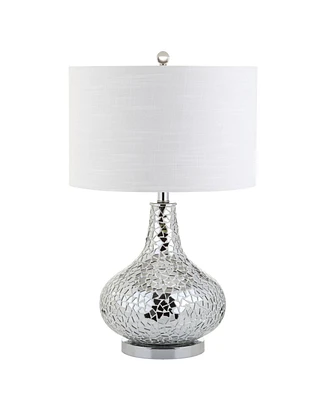 Jonathan Y Emilia Mirrored Mosaic Led Table Lamp