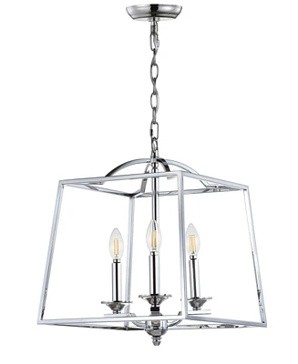 Jonathan Y Gloria 3-Light Metal Led Pendant