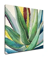 Ready2HangArt 'Botanical Bliss I' Floral Canvas Wall Art, 30x30"