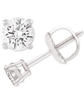 Diamond Stud Earrings (1/4 ct. t.w.) 14k White Gold