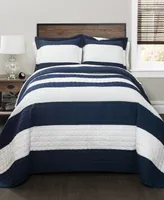 Lush Decor New Berlin Stripe 2-Pc Set Quilt Set, Twin