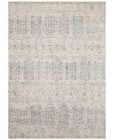 Loloi Pandora Pan-02 Ivory/Mist 18" Square Area Rug