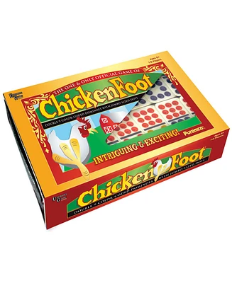 ChickenFoot Double 9 Color Dot Dominoes