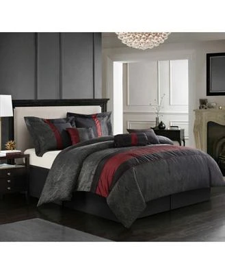 Stratford Park Corell Black 7 Pc. Comforter Sets