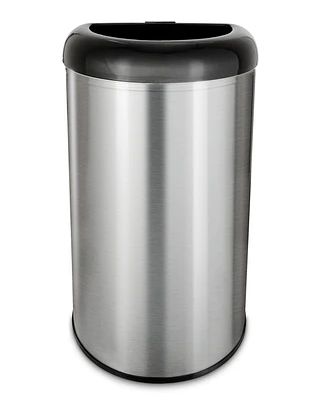 Nine Stars 13.2 Gallon Open Top Trash Can with Black Lid
