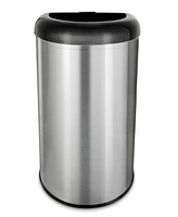Nine Stars 13.2 Gallon Open Top Trash Can with Black Lid