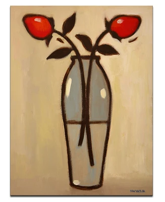 Ready2HangArt 'Conservative Rose Ii' Floral Canvas Wall Art - 30" x 20"